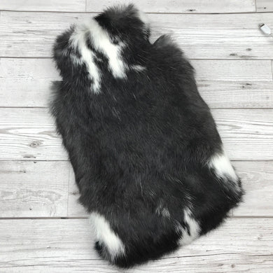 Real Fur Hot Water Bottle #126 - Large - The Mottled Collection - The Fur Hot Water Bottle Company 