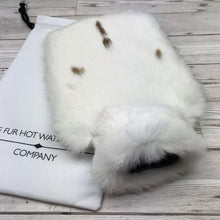 Real Fur Hot Water Bottle - Large - The Mottled Collection #145 - The Fur Hot Water Bottle Company