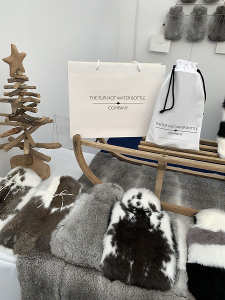 Sustainable Christmas Gifts - Luxury Rabbit Fur Hot Water Bottle