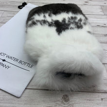 Photo of Black and White Fur Luxury Hot Water Bottle 151-1