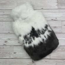 Photo of Black and White Fur Luxury Hot Water Bottle 151-3