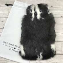Real Fur Hot Water Bottle #126 - Large - The Mottled Collection - The Fur Hot Water Bottle Company 