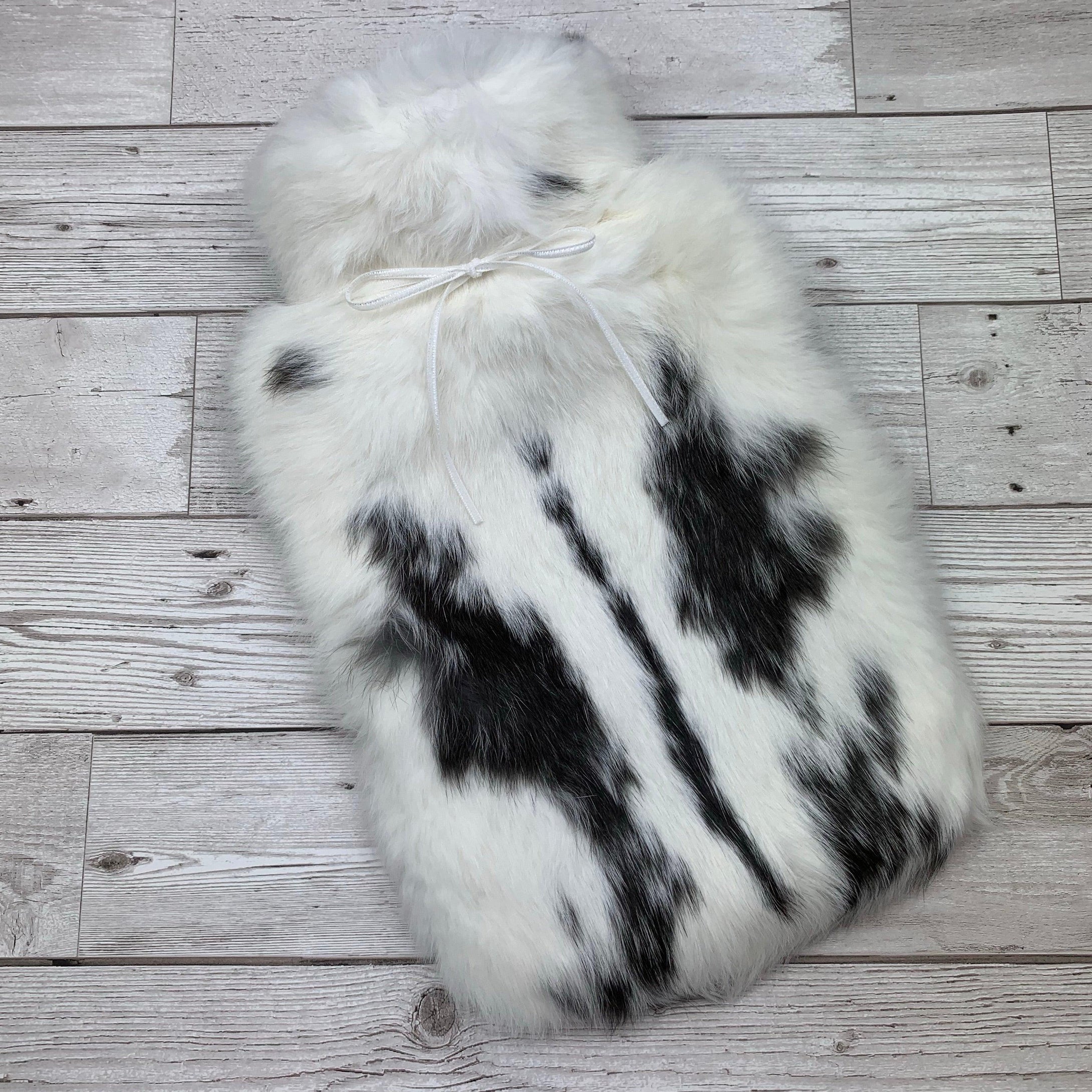 Luxury Rabbit Fur Hot Water Bottle - Large - #178/1
