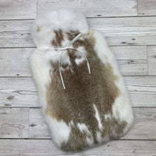 Rabbit Fur Luxury Hot Water Bottle - Large - #237/3