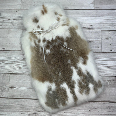 Luxury Rabbit Fur Hot Water Bottle - Large - #181/1