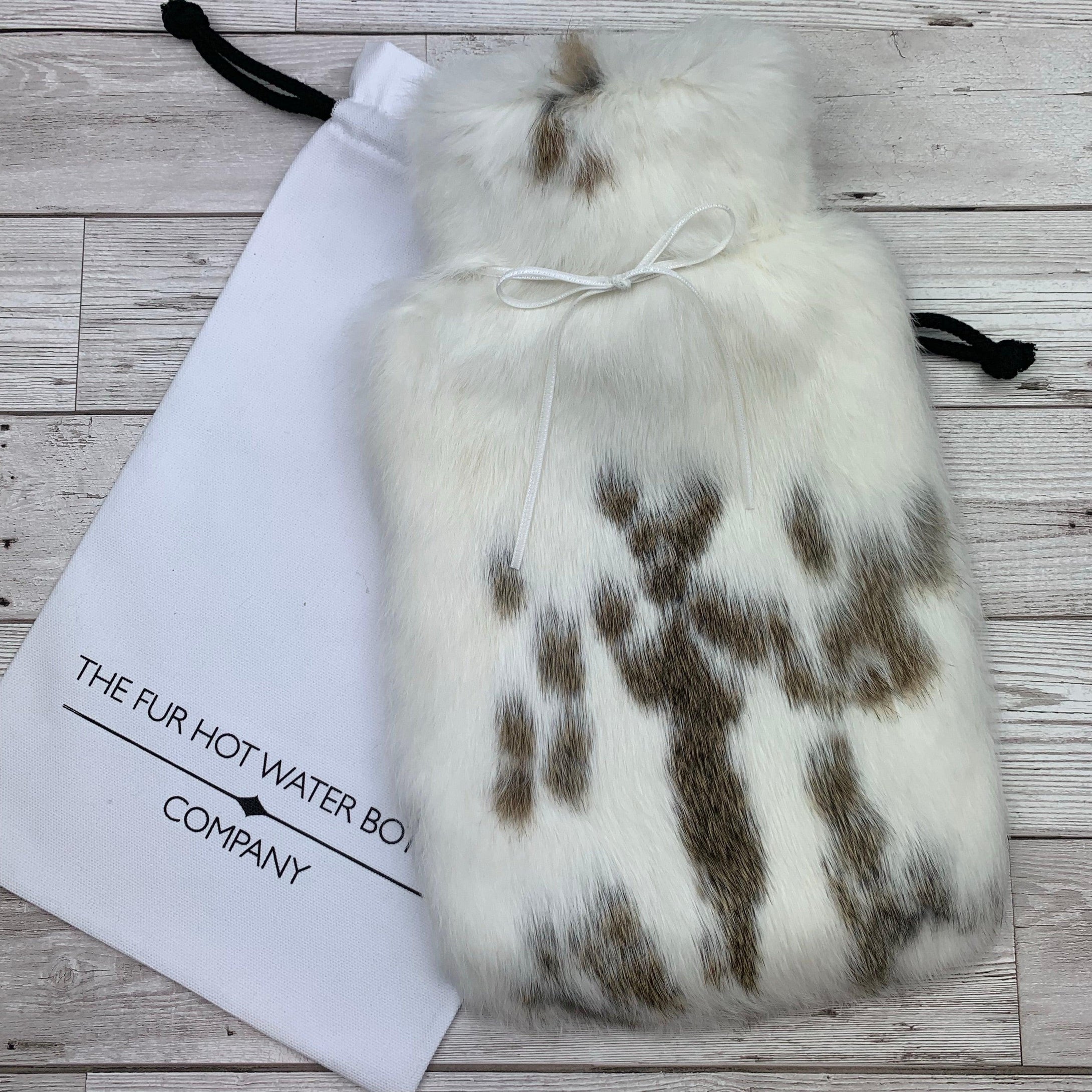 Luxury Rabbit Fur Hot Water Bottle - Large - #213/1