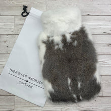 Photo of Brown and White Fur Luxury Hot Water Bottle 136-2