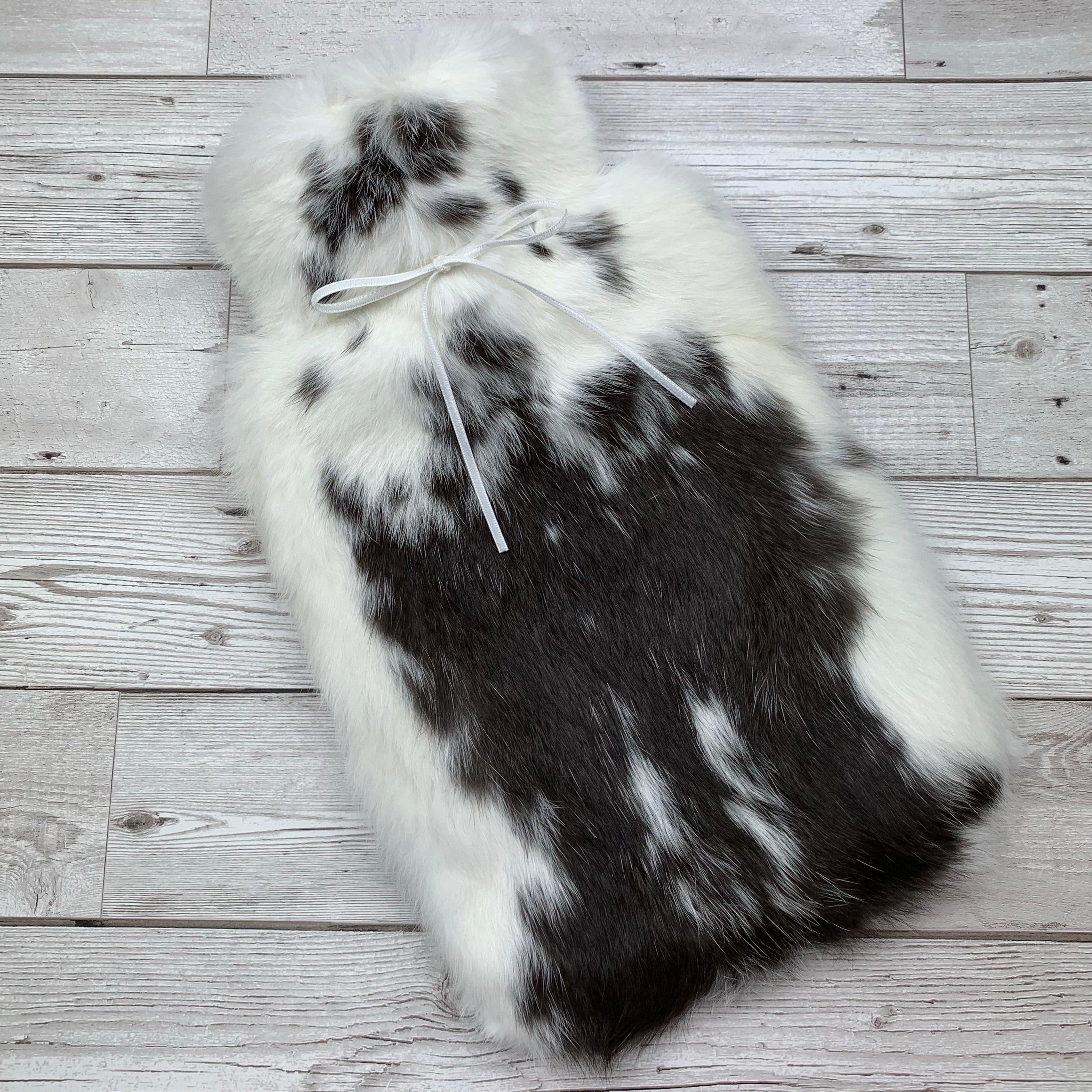 Luxury Rabbit Fur Hot Water Bottle - Large - #180/1