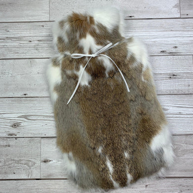 Luxury Rabbit Fur Hot Water Bottle - Large - #199/1