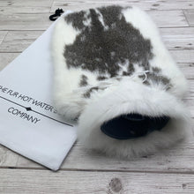 Photo of a brown and white luxury hot water bottle 155-2